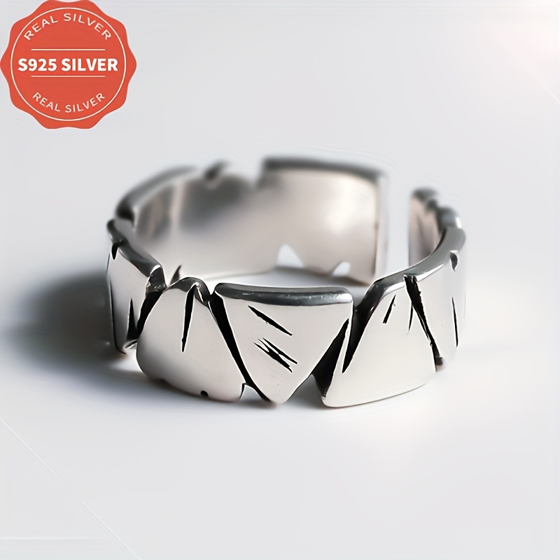 925 Unisex Wide Band Ring Hypoallergenic Gift Box